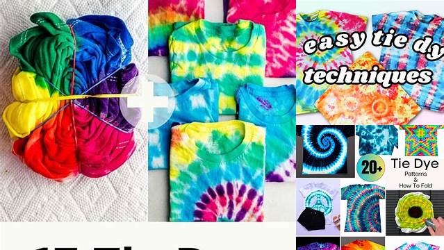 78+ Tie And Dye Methods