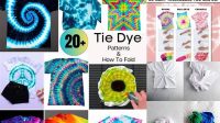 18+ Tie And Dye Tying Techniques