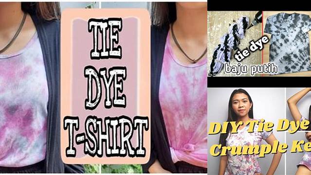 50+ Tie Dye Baju Putih Wantex