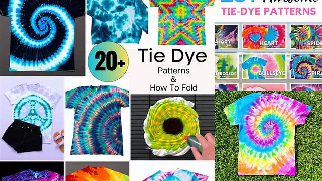 25+ Tie Dye Band Patterns