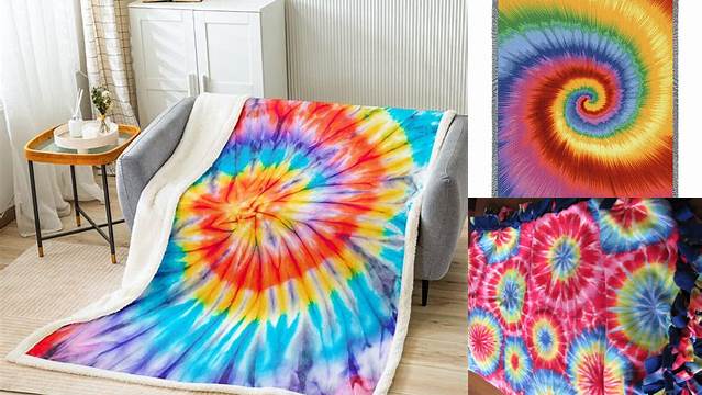 10+ Tie Dye Blanket Patterns