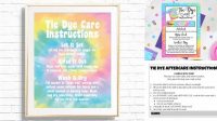 76+ Tie Dye Care Instructions Printable Pdf Free