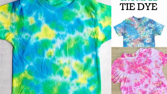 66+ Tie Dye Crumple Method