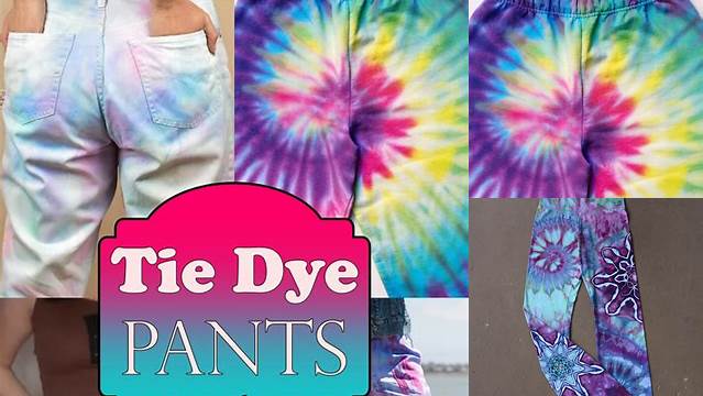 8+ Tie Dye Designs For Pants