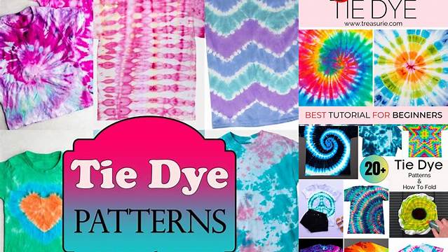 11+ Tie Dye Designs To Do