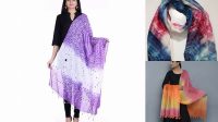 6+ Tie Dye Dupatta Designs