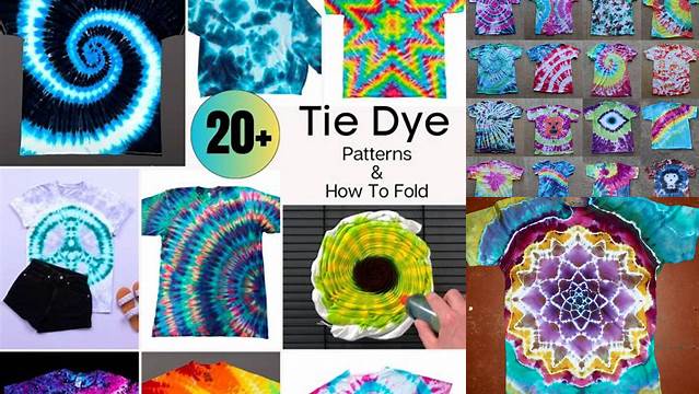 15+ Tie Dye Folding Designs