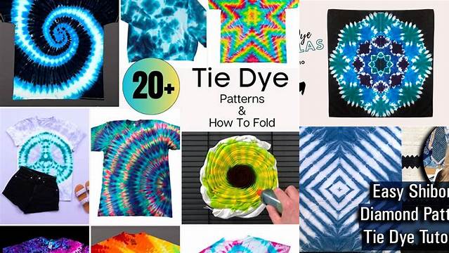 76+ Tie Dye Folding Techniques Youtube