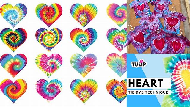 81+ Tie Dye Heart Design