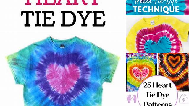 30+ Tie Dye Heart Instructions