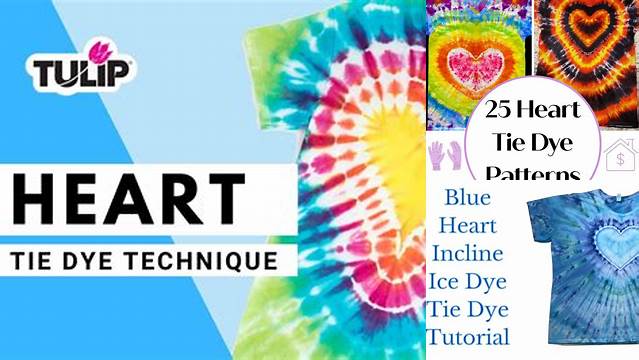 91+ Tie Dye Heart Patterns Instructions