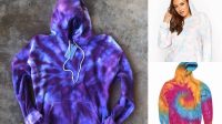 72+ Tie Dye Hoodie Putih