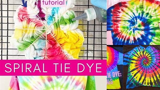 53+ Tie Dye Ideas Spiral