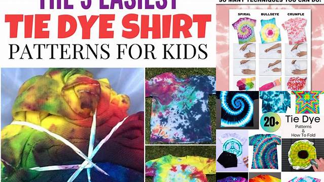 49+ Tie Dye Instructions Kids