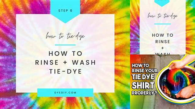 33+ Tie Dye Instructions Rinse