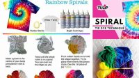 67+ Tie Dye Instructions Spiral Design