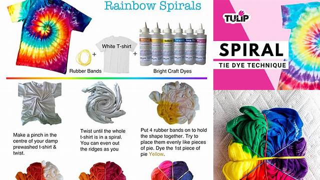 67+ Tie Dye Instructions Spiral Design