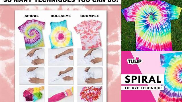 38+ Tie Dye Instructions Tulip