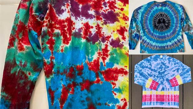 29+ Tie Dye Long Sleeve Patterns