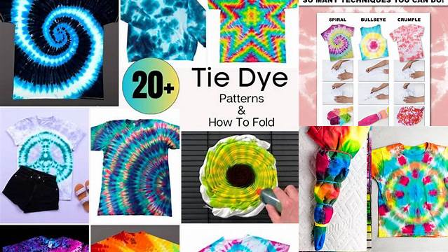 60+ Tie Dye Methods Designs