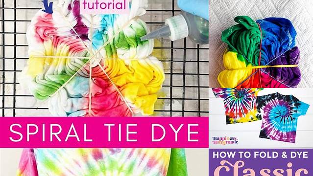 74+ Tie Dye Methods Spiral