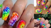 35+ Tie Dye Nail Ideas