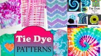 5+ Tie Dye Pattern Folding