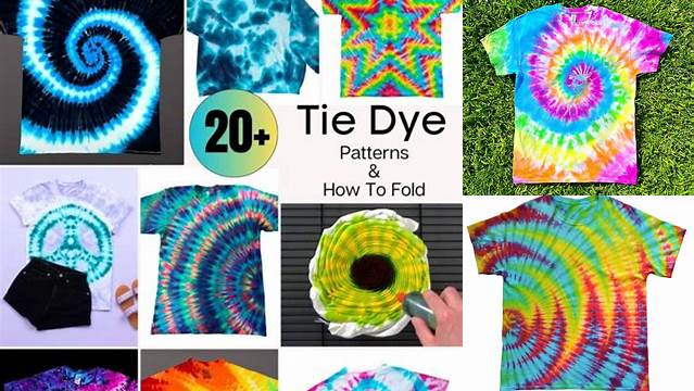 39+ Tie Dye Patterns And Techniques