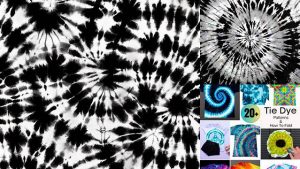 78+ Tie Dye Patterns Black