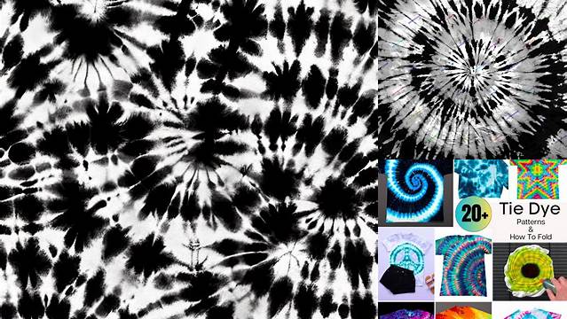 78+ Tie Dye Patterns Black