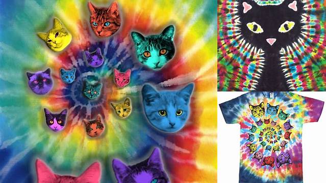 48+ Tie Dye Patterns Cat