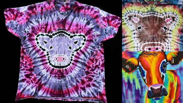 16+ Tie Dye Patterns Cow