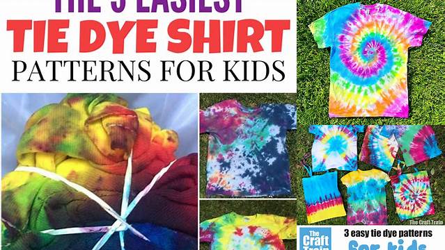 65+ Tie Dye Patterns Easy For Kids