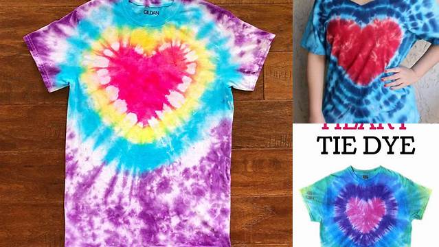 78+ Tie Dye Patterns Easy Heart