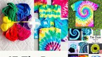 45+ Tie Dye Patterns Easy Step By Step