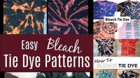 23+ Tie Dye Patterns For Bleach