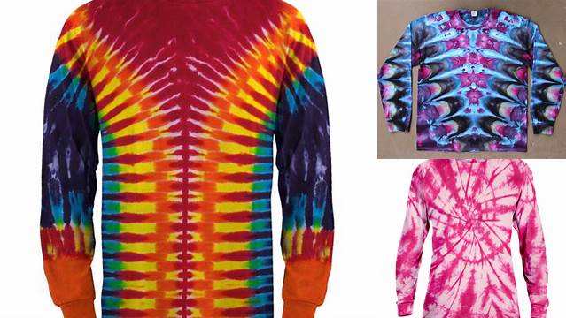 28+ Tie Dye Patterns For Long Sleeve Shirts