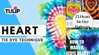 99+ Tie Dye Patterns Heart How To Make