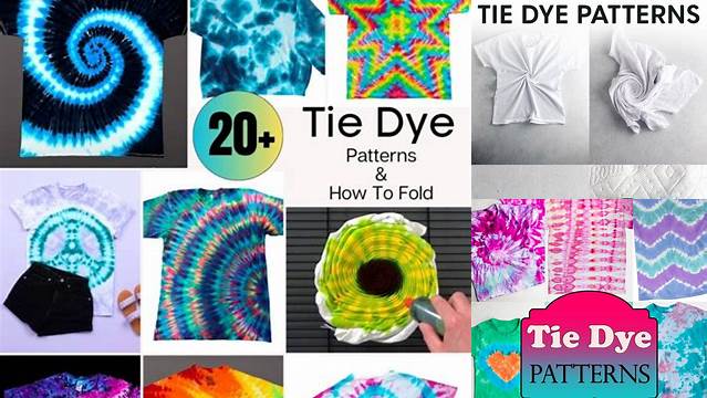 66+ Tie Dye Patterns How To Fold