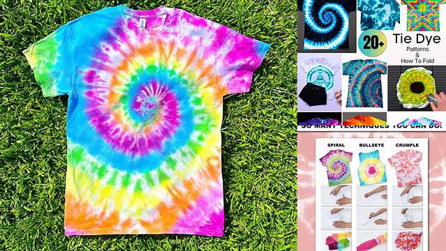 4+ Tie Dye Patterns Instructions Easy