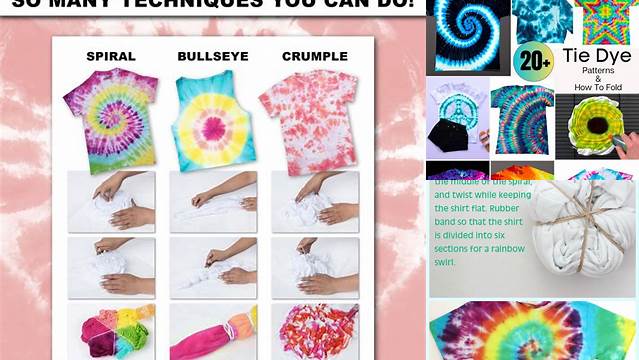 5+ Tie Dye Patterns Instructions Pdf