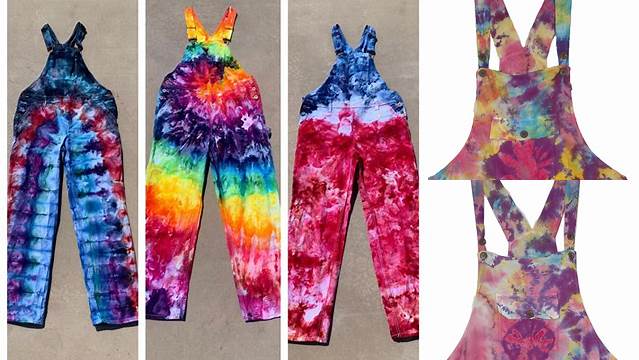 63+ Tie Dye Patterns Overalls