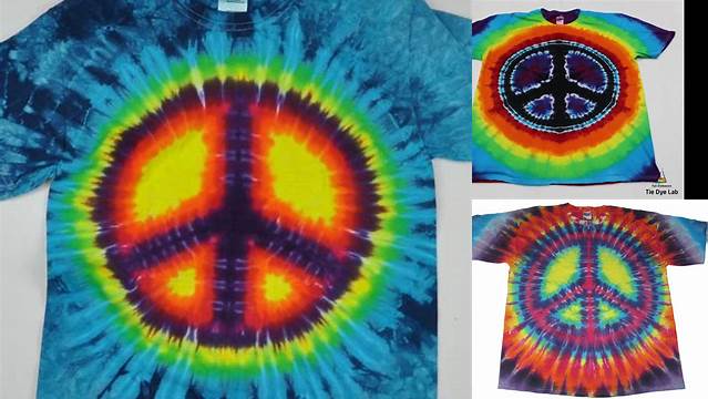 98+ Tie Dye Patterns Peace Sign