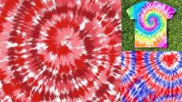 94+ Tie Dye Patterns Red