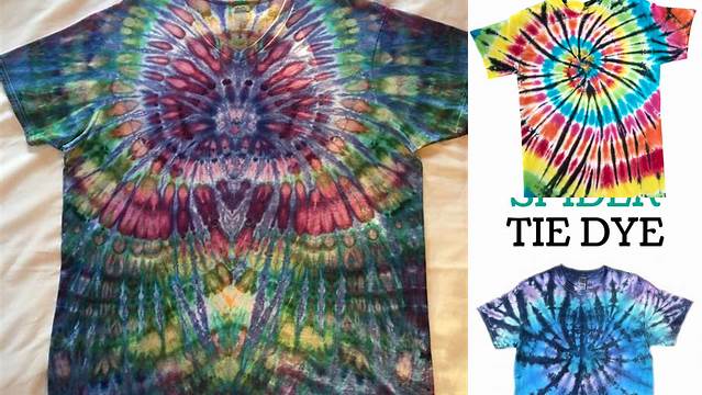 75+ Tie Dye Patterns Spider