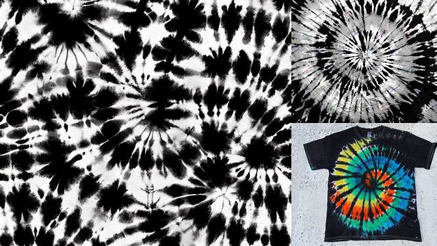 46+ Tie Dye Patterns With Black