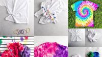 60+ Tie Dye Patterns With Rubber Bands Step By Step