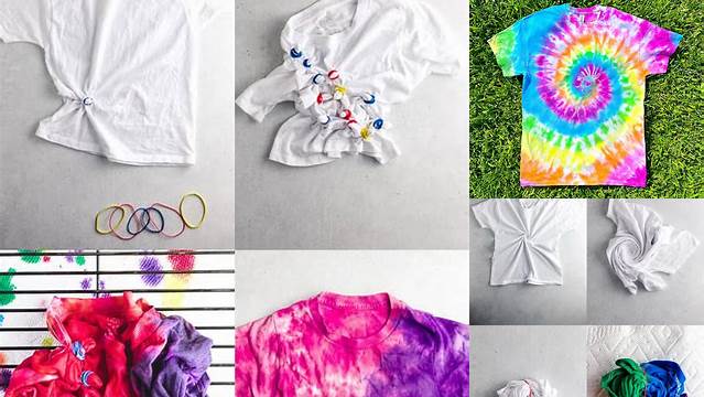 60+ Tie Dye Patterns With Rubber Bands Step By Step