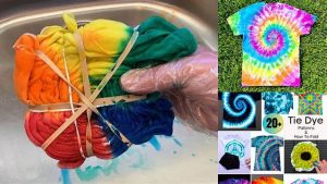 22+ Tie Dye Patterns With Rubber Bands