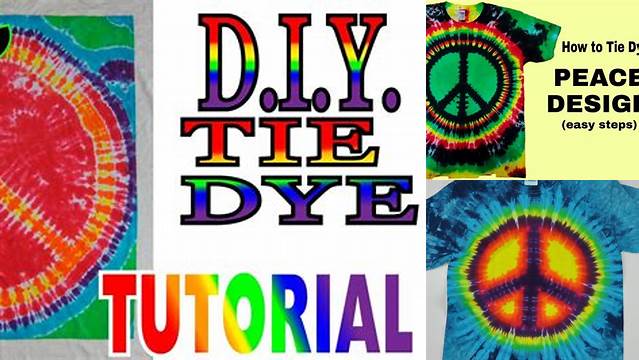 37+ Tie Dye Peace Sign Folding Techniques